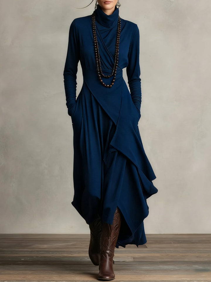 Arielle | Vintage Asymmetrische Coljurk