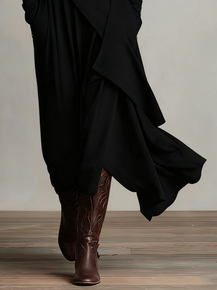 Arielle | Vintage Asymmetrische Coljurk