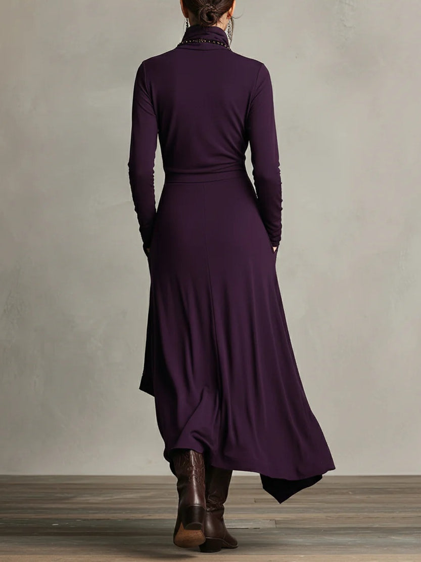 Arielle | Vintage Asymmetrische Coljurk