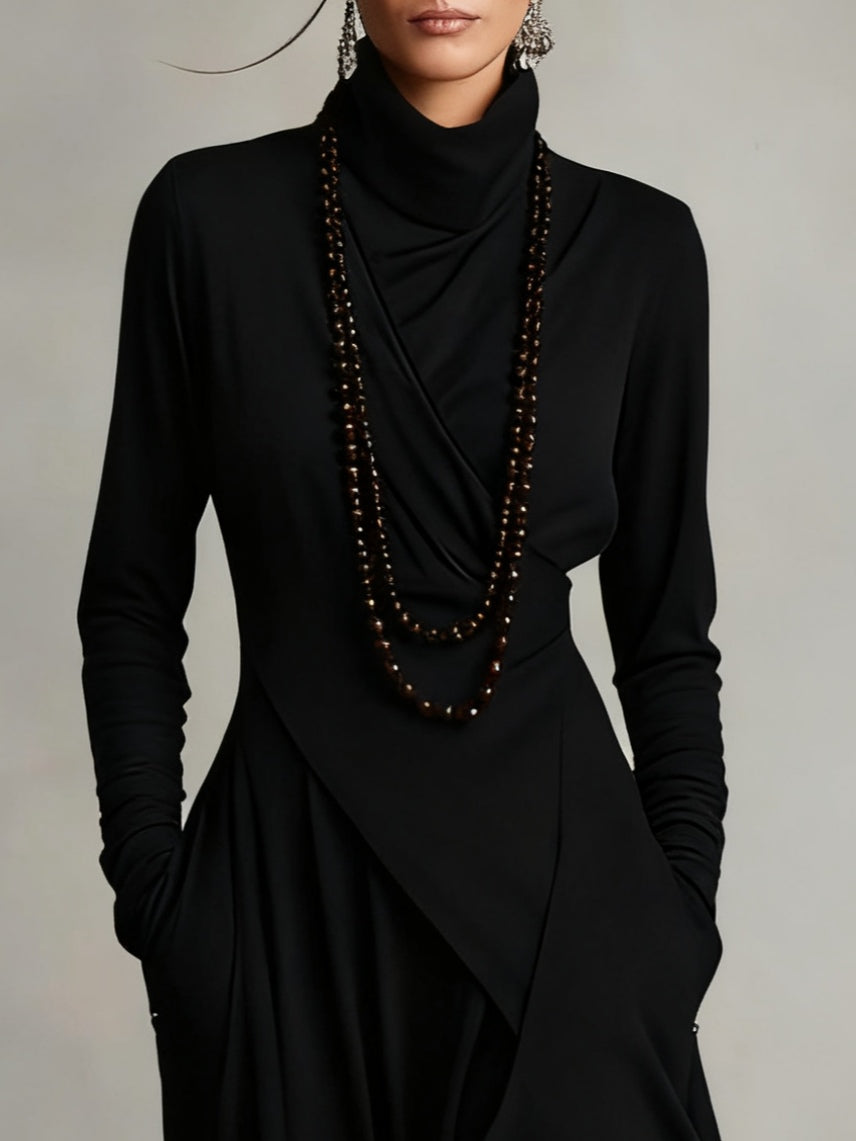 Arielle | Vintage Asymmetrische Coljurk