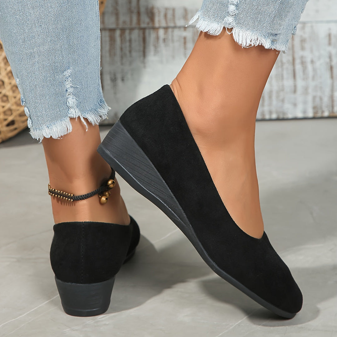 Éliane™ – Comfortabele ballerina's met een sleehak