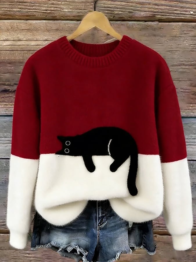 Elegante katten trui