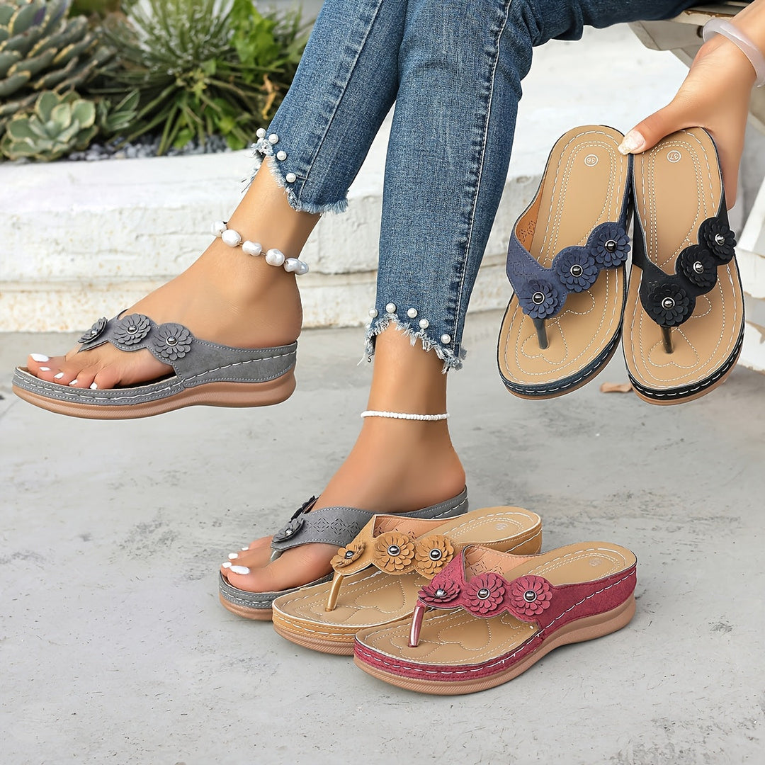 Florina | Sandalen Bloem Comfort Dagelijks