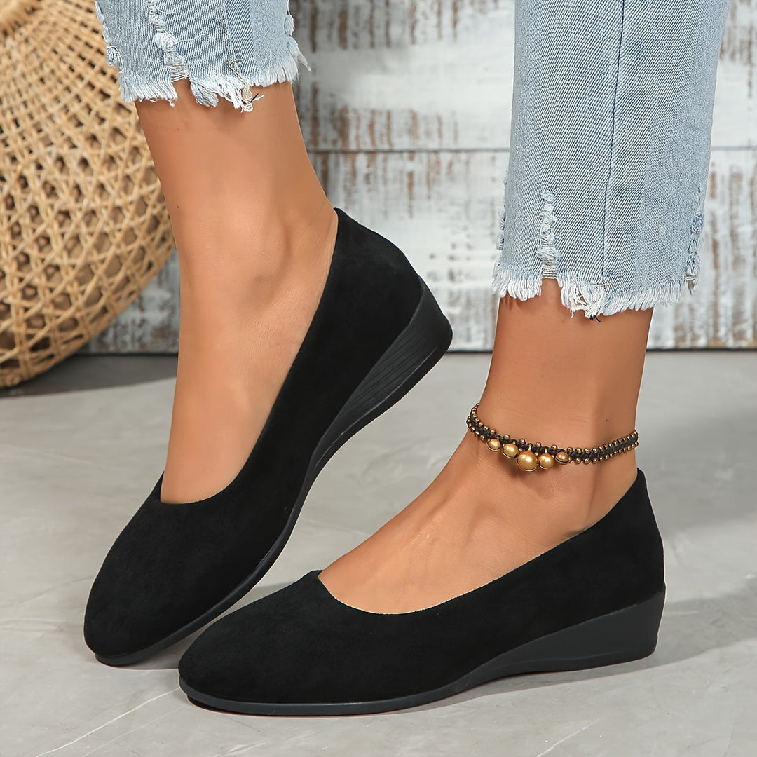 Éliane™ – Comfortabele ballerina's met een sleehak