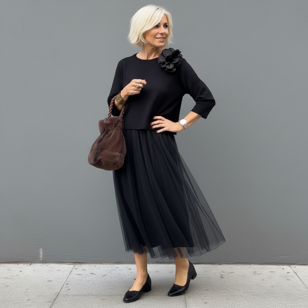 Emmie™ Elegante Twee-Delige Set | Moeiteloos Gebreide Laagjurk Set