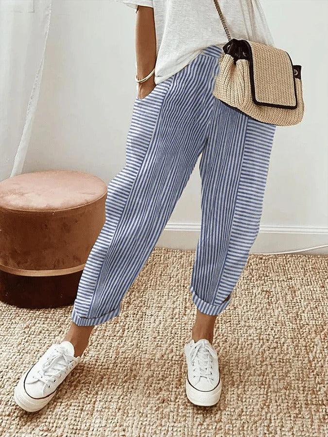 Hira | Gestreepte Lore Broek