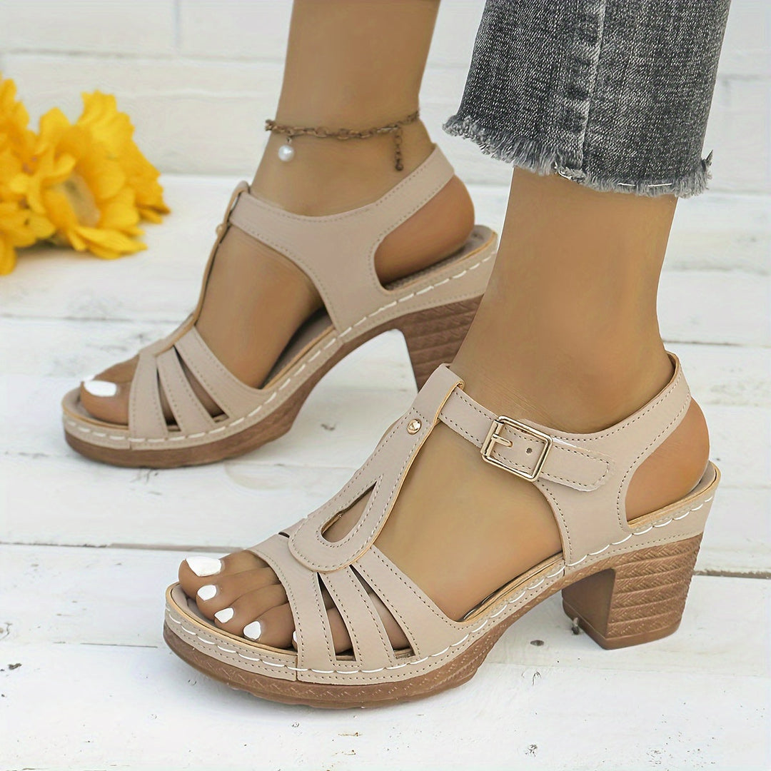 Calista | Elegante Comfort Hakken Sandalen