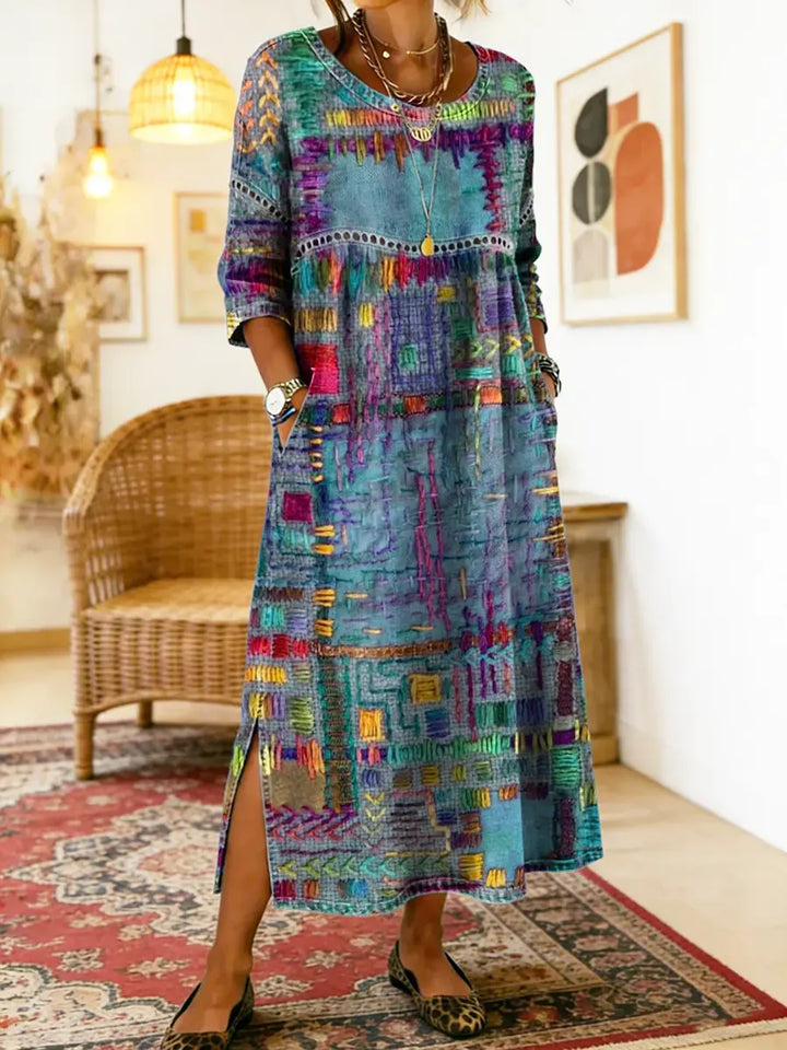 Nessa™ | Stijlvolle Print Jurk