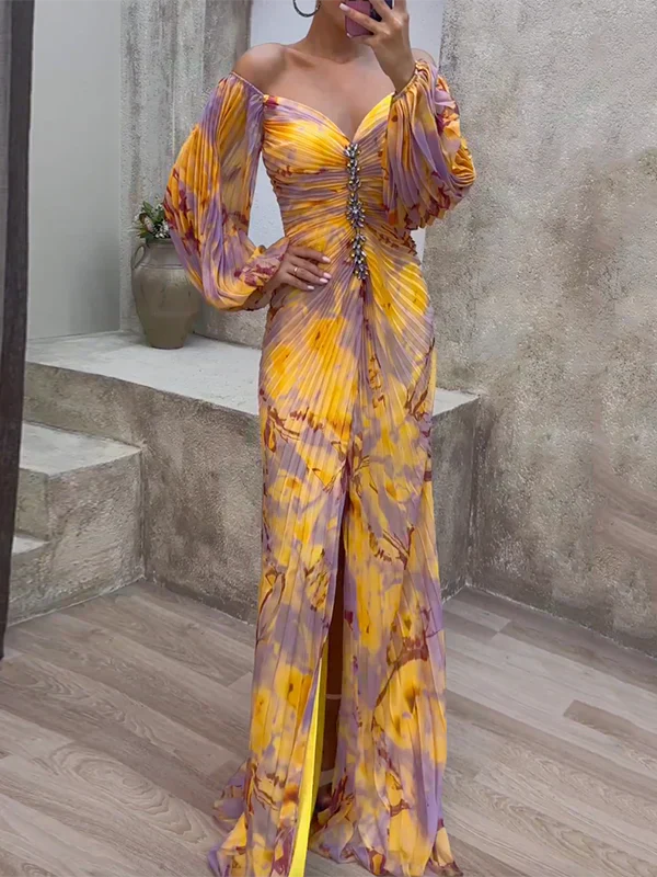 Elegante Jurk met V-hals