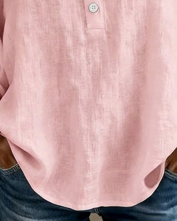 Blouse van Kant met Vierkante Hals en Puffmouwen