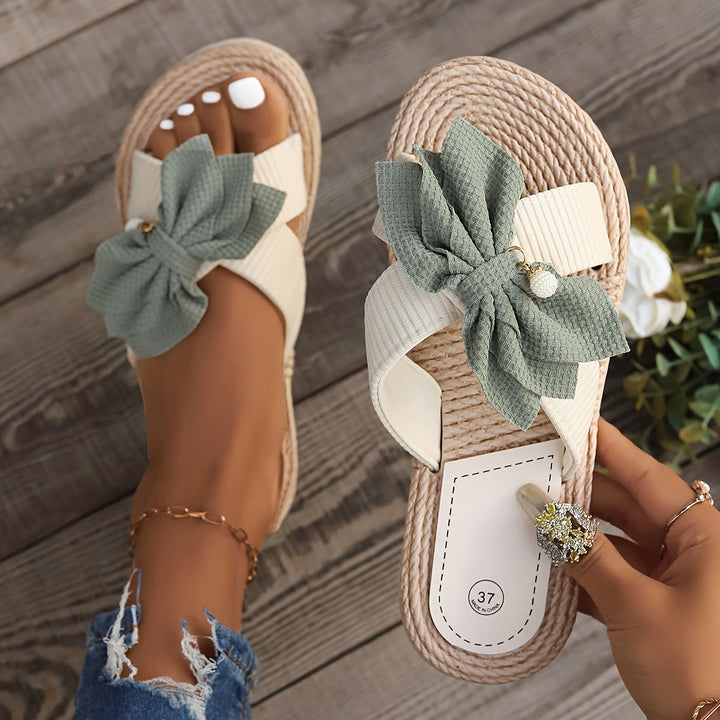 Elmira | Elegante Platform Sandalen met Strik