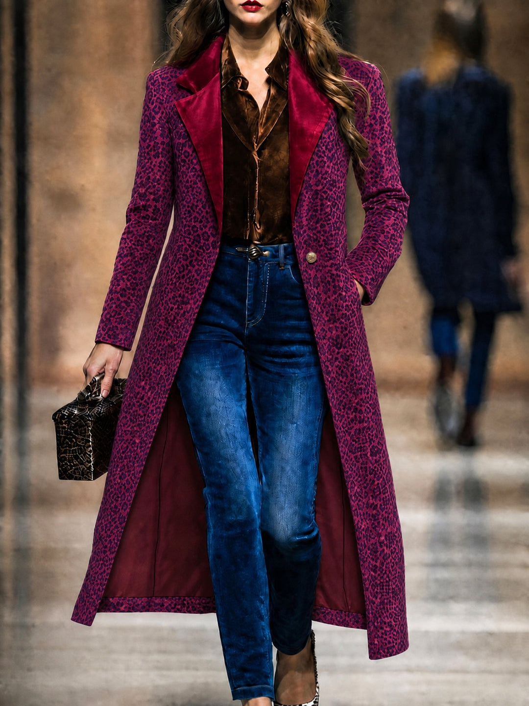 Ludivine | Textured lange jas