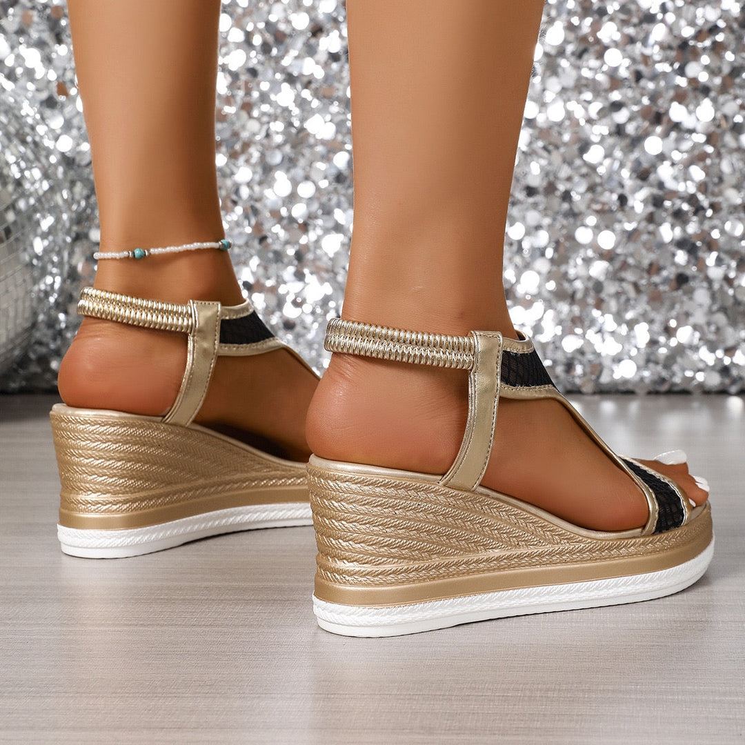 Émiline | Sandalen met Sleehak