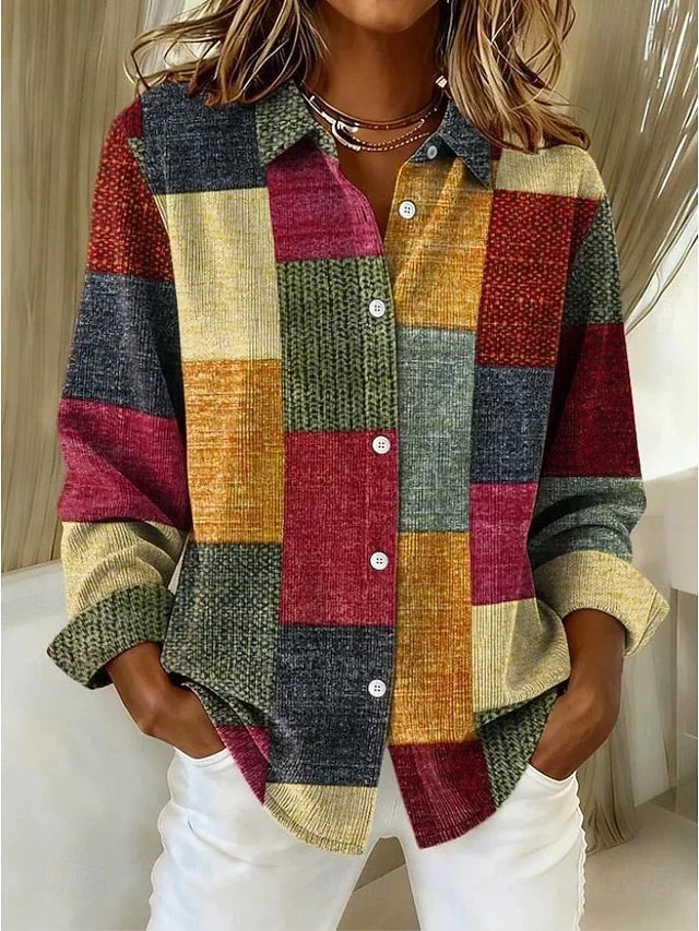 Sigrid | Sfeervolle Patchwork Blouse