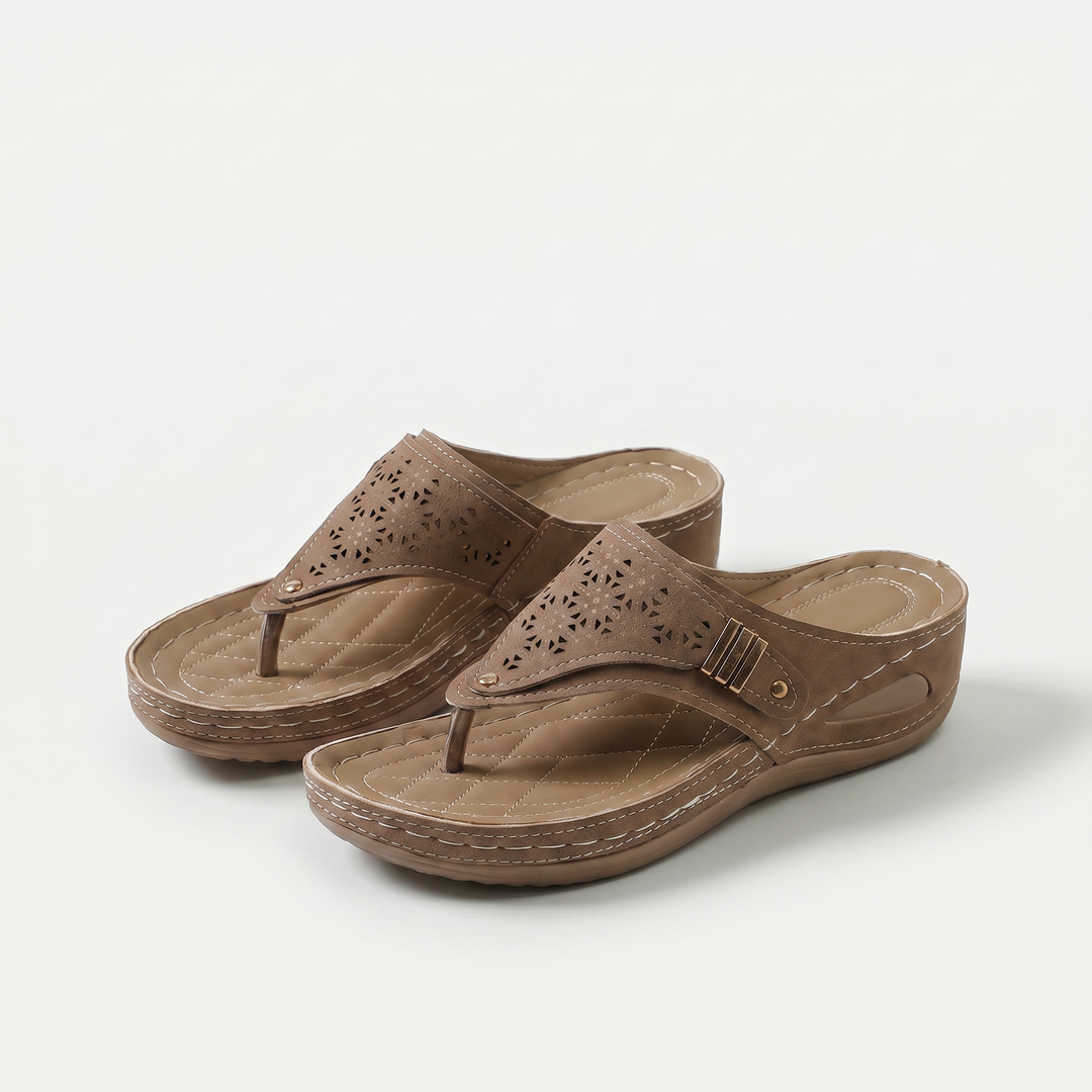 Élodie - wedge teen sandaal voor vrouwen