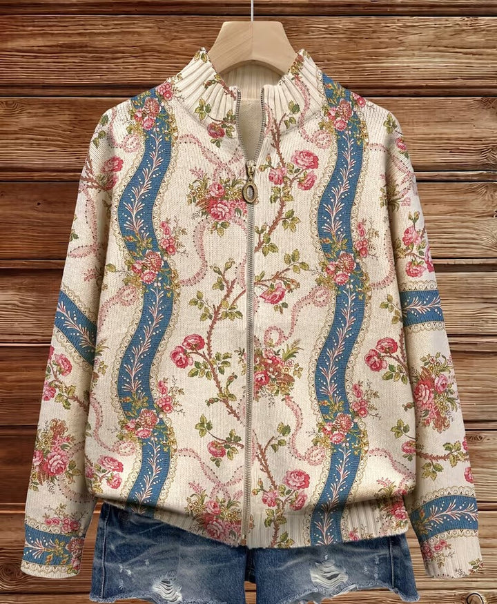Elisabeth | Klimmend vest met rozenlint