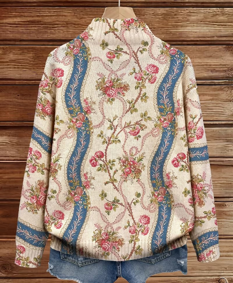 Elisabeth | Klimmend vest met rozenlint
