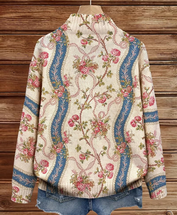 Elisabeth | Klimmend vest met rozenlint