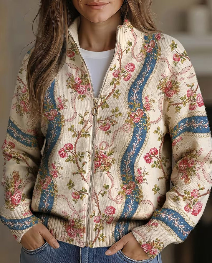 Elisabeth | Klimmend vest met rozenlint