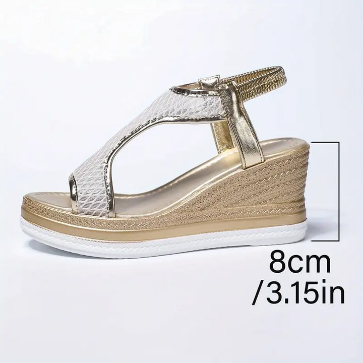 Émiline | Sandalen met Sleehak