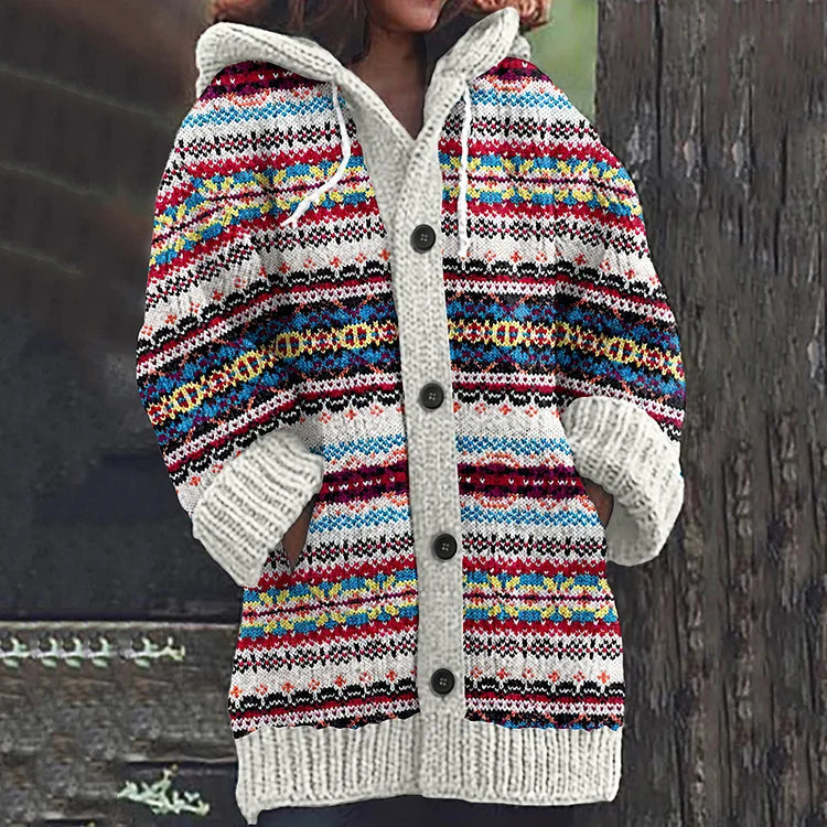 Gonneke | Warm Gebreid Capuchonvest