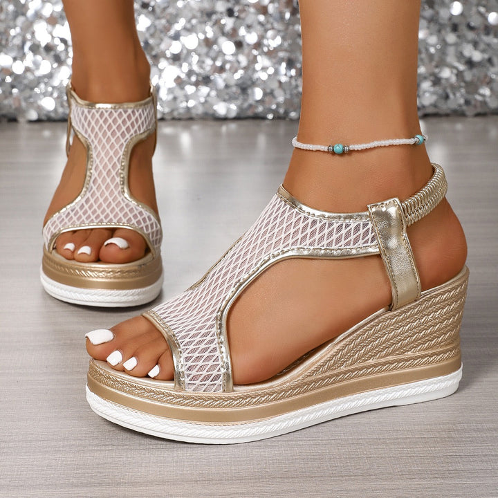 Émiline | Sandalen met Sleehak