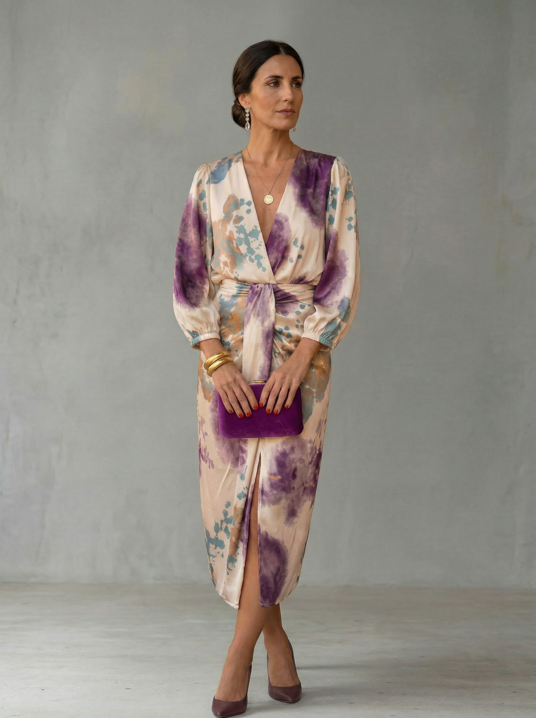 Valeria™ | Elegante V-hals jurk