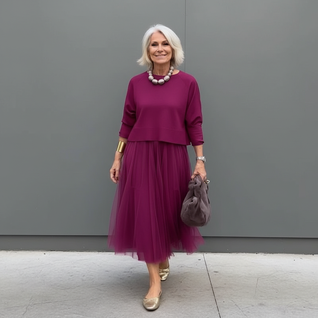 Emmie™ Elegante Twee-Delige Set | Moeiteloos Gebreide Laagjurk Set