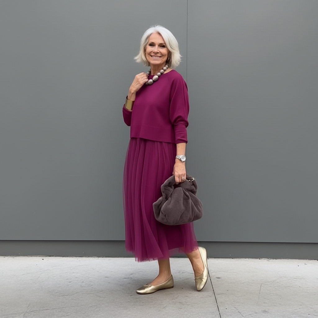 Emmie™ Elegante Twee-Delige Set | Moeiteloos Gebreide Laagjurk Set