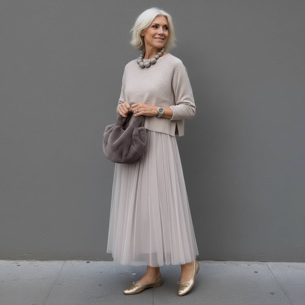 Emmie™ Elegante Twee-Delige Set | Moeiteloos Gebreide Laagjurk Set