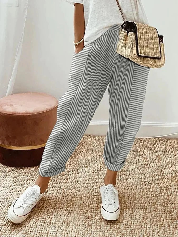 Hira | Gestreepte Lore Broek