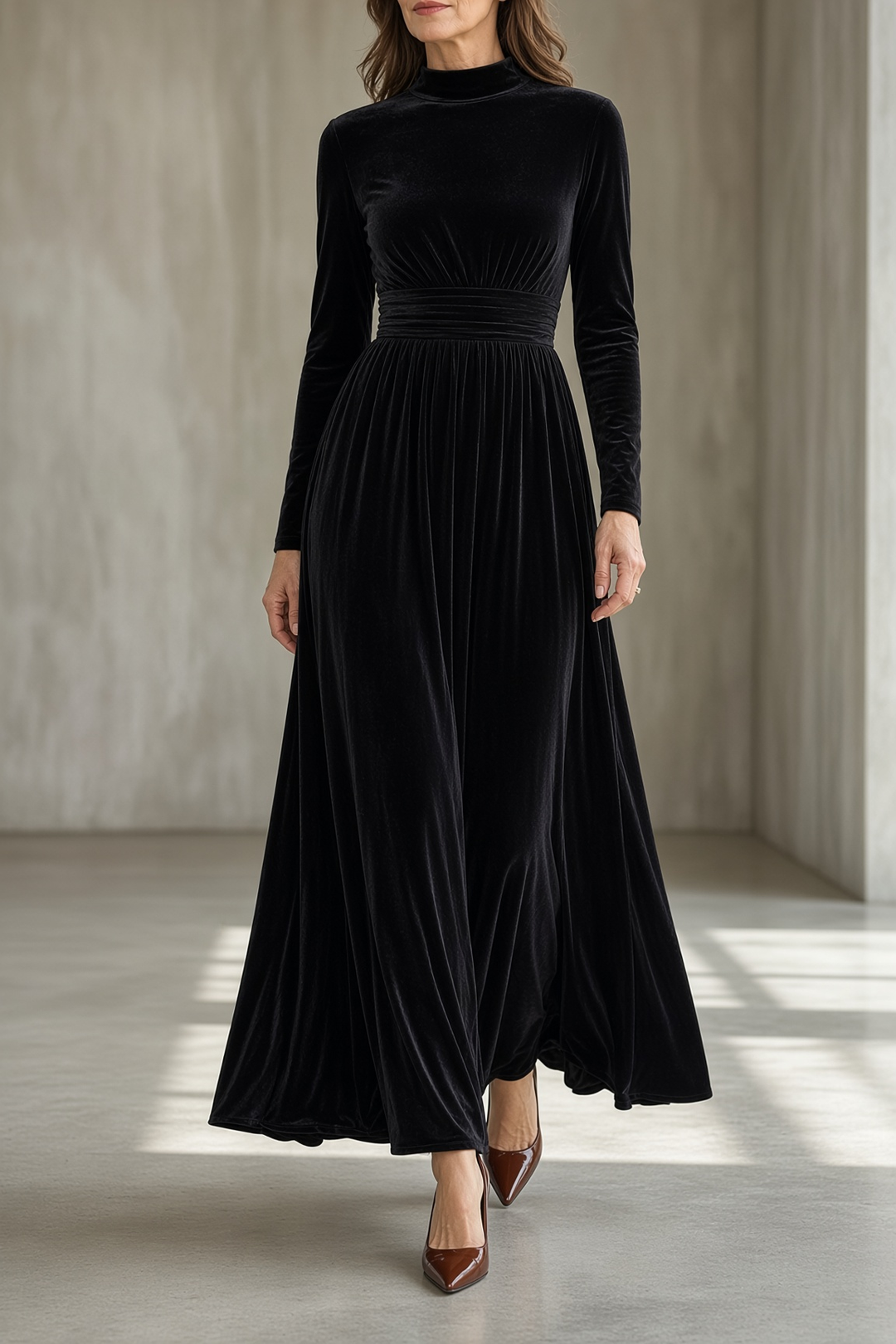 Ludovica | Maxijurk in Fluweel