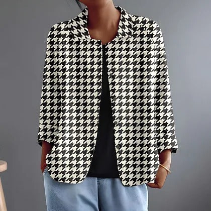 Rina | Tijdloze Geruite Blazer