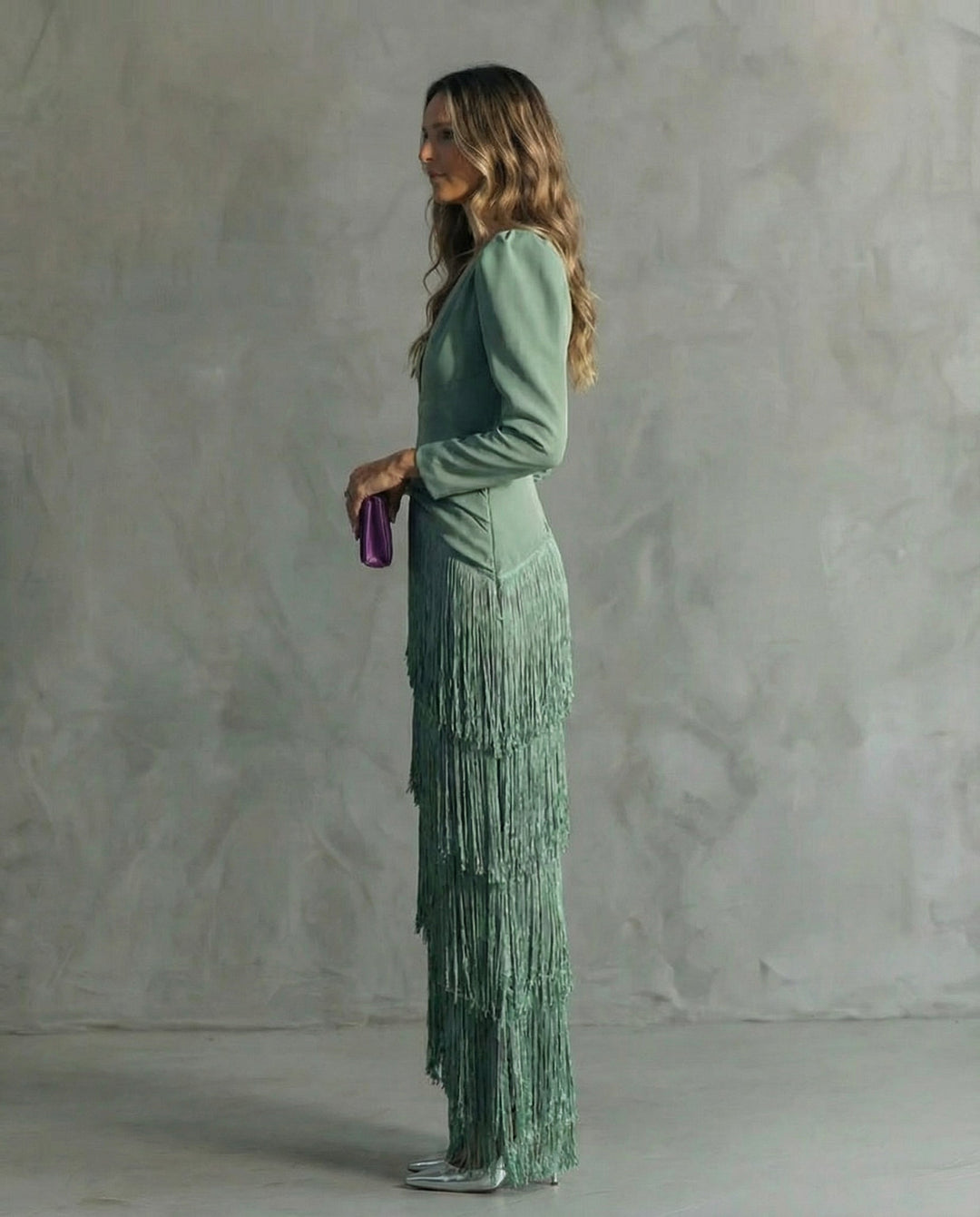 Chiara - Elegante jurk met franjes