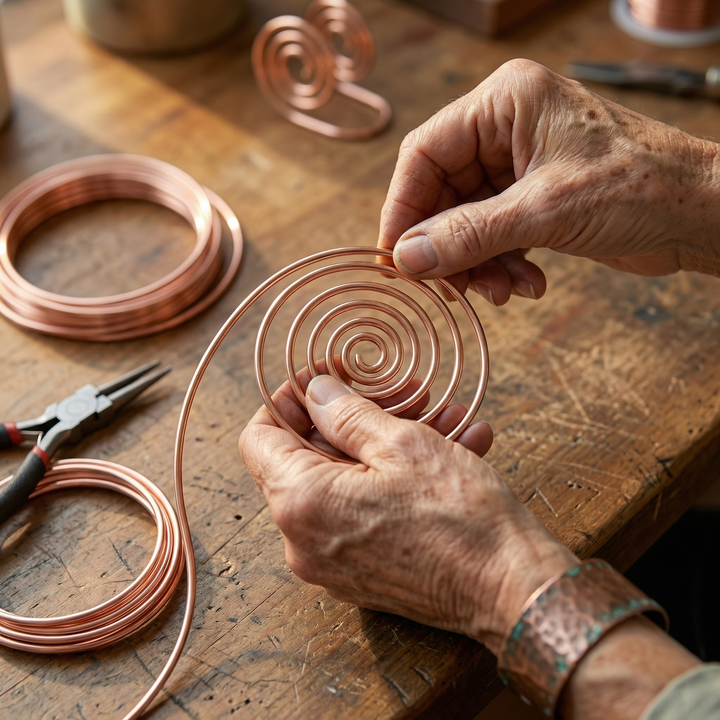 Volute Koperen Handspiraal