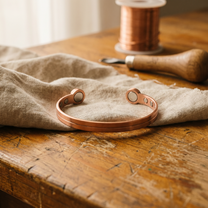 Zilveren Koper Armband