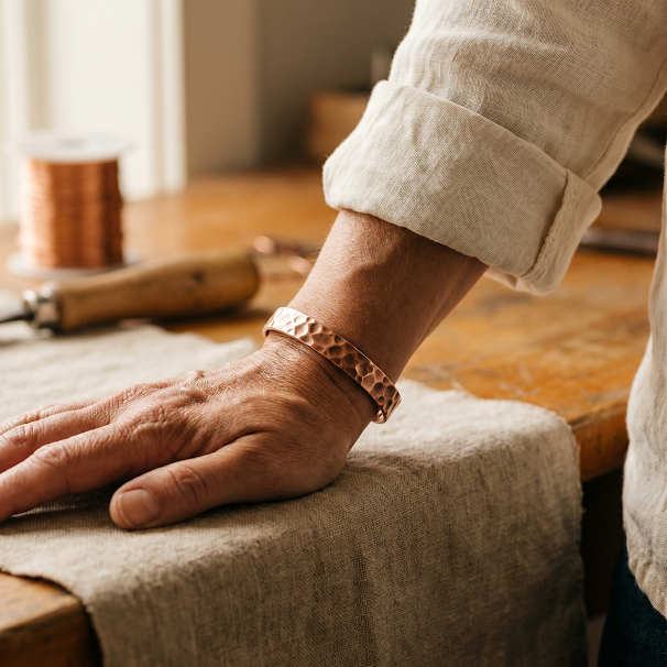 Crater Koper Armband