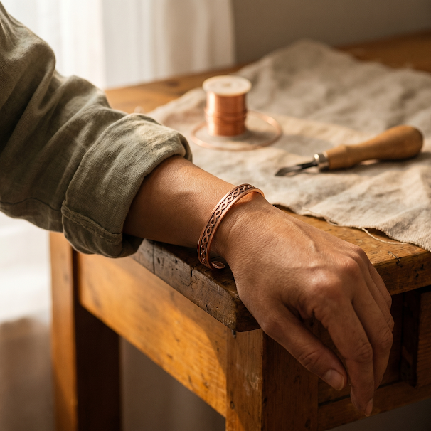 Rivulet Koperen Armband