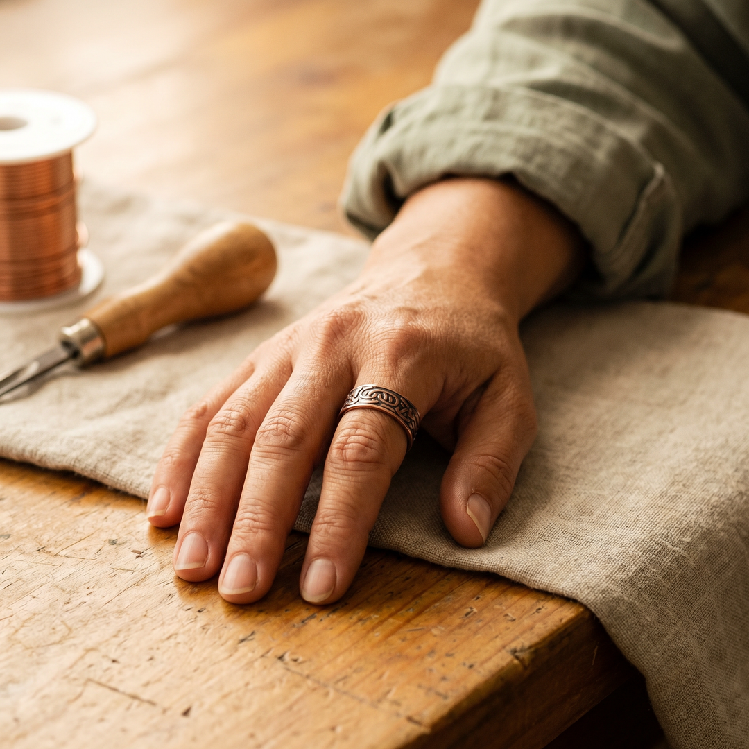 Glyph Koperen Ring