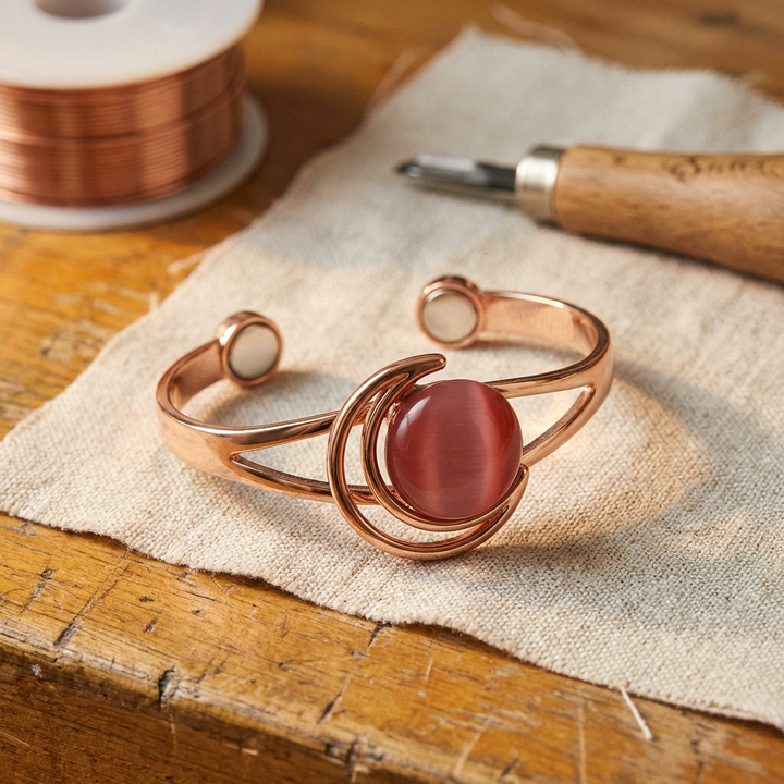 Hearth Roze Koperen Armband