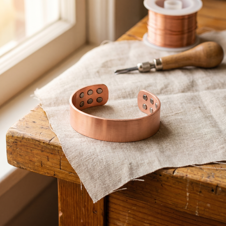 Leisteen Koper Armband
