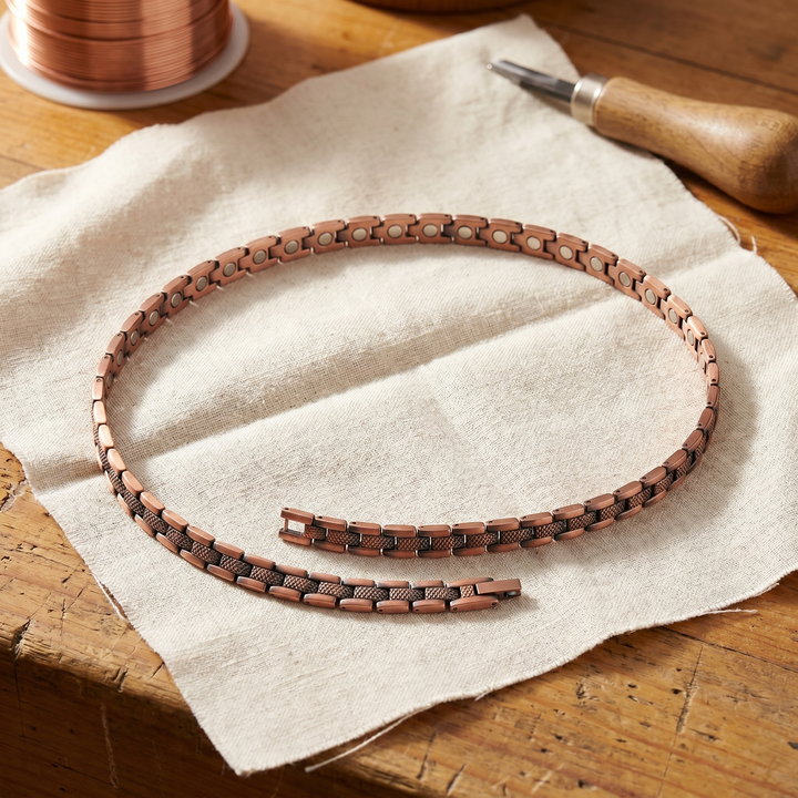 Koperen Kralenketting