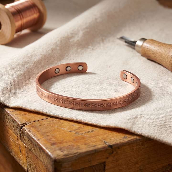 Daisy Koperen Armband