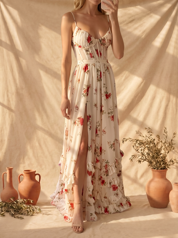 Scarlett | Romantische Bloemenjurk