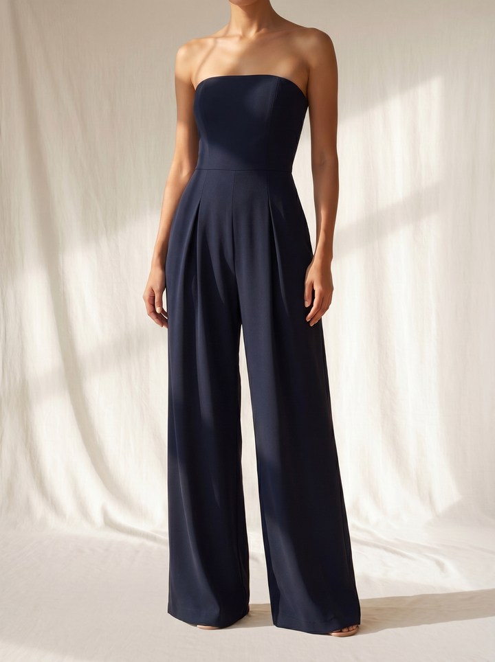 Kiora  | Elegante Strapless Jumpsuit