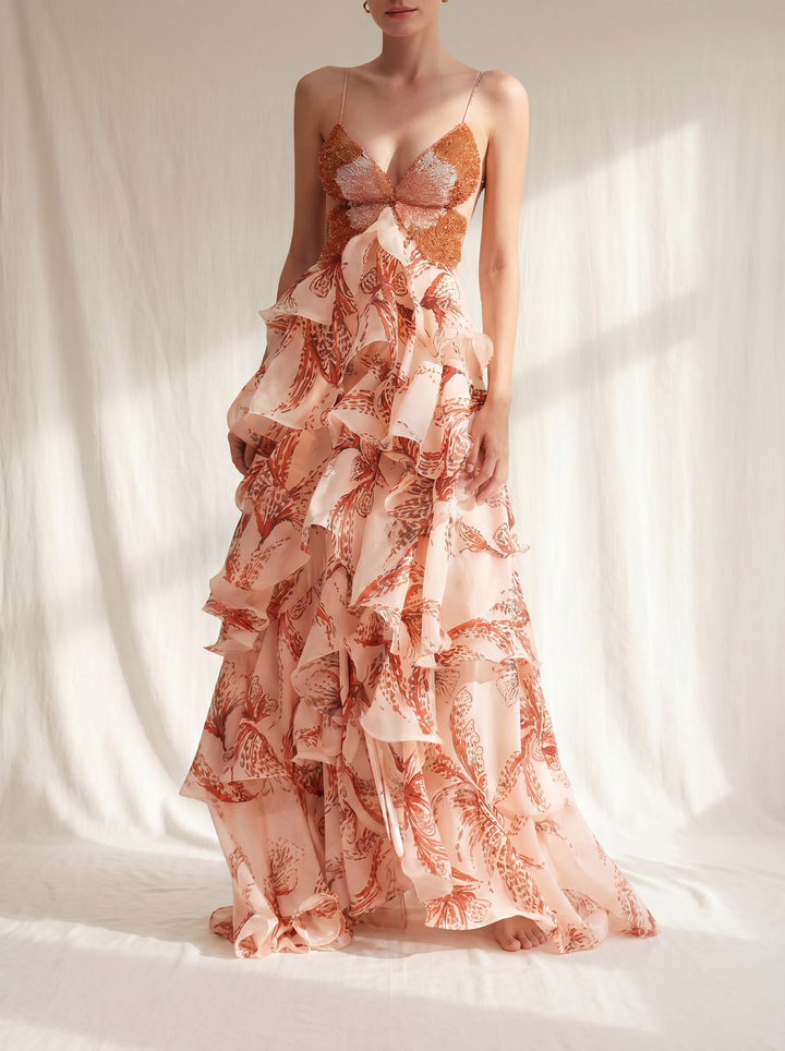 Medina | Maxi Jurk Papillon Signature
