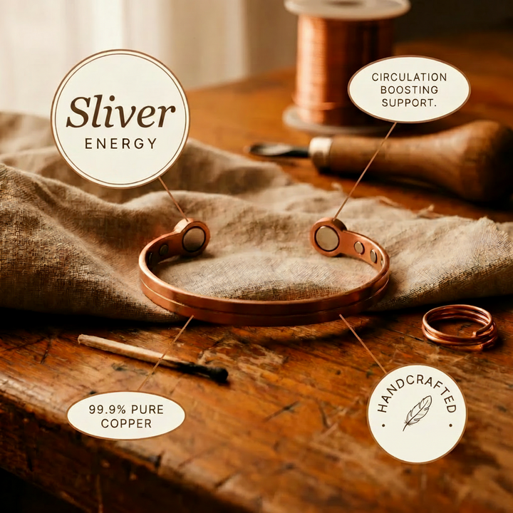Zilveren Koper Armband