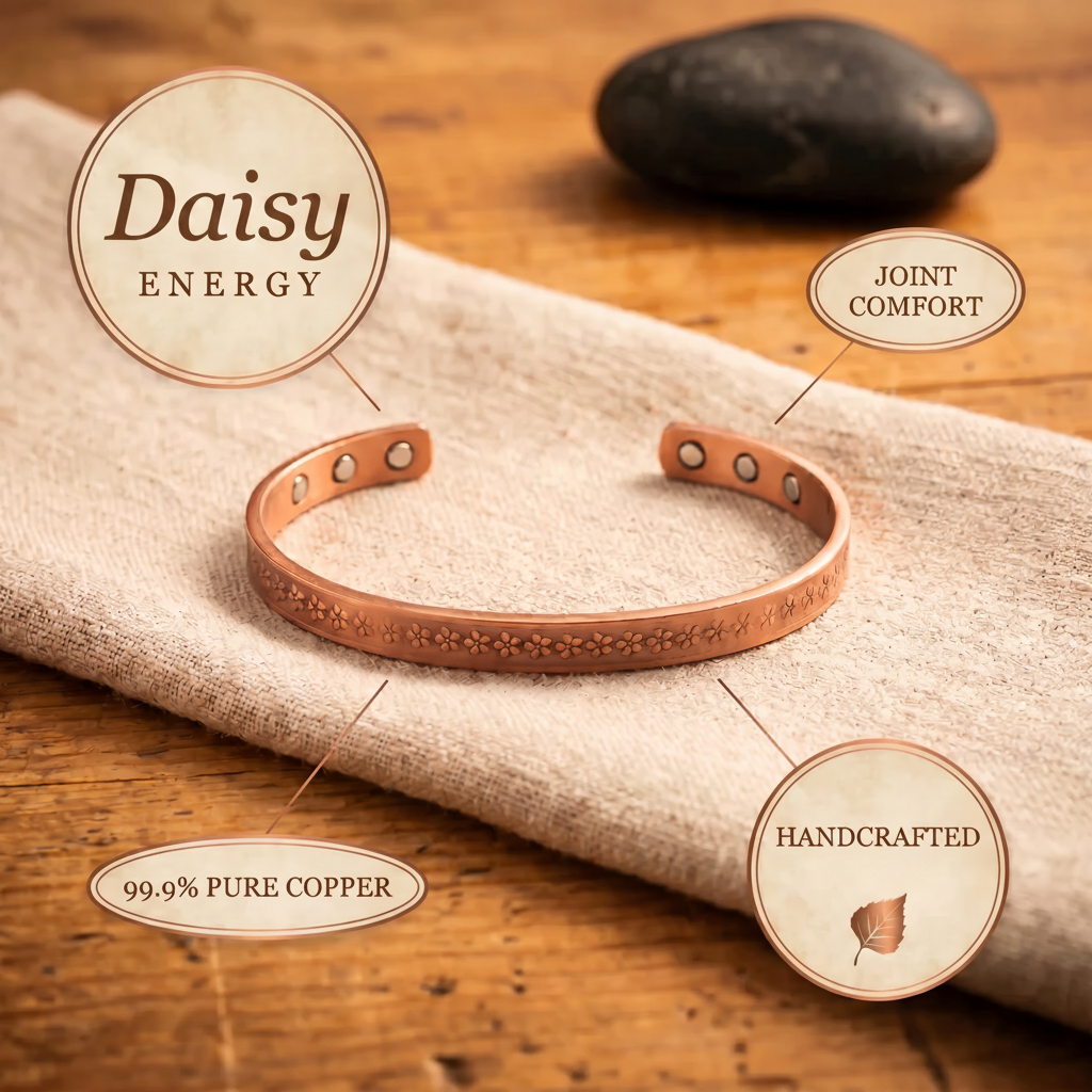 Daisy Koperen Armband