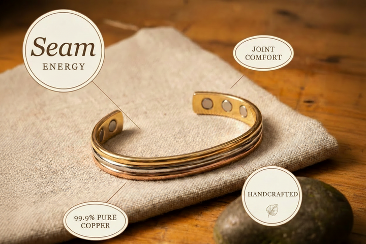 Naadloze Koperen Armband