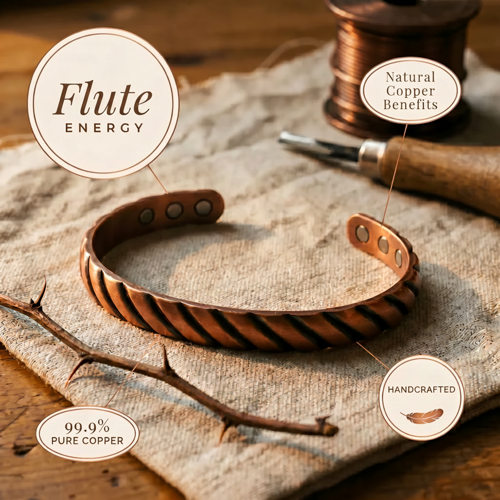 Fluit Koper Armband